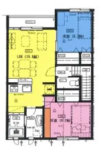 ブランネージュ B棟【2階】の間取り