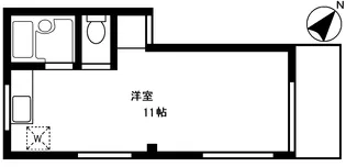 マキ高輪【1階】の間取り