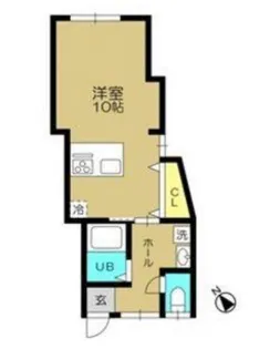 シャルマン西九条【1階】の間取り