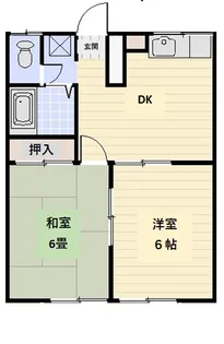 エステートピア【2階】の間取り