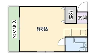 ハイツシャルム【2階】の間取り