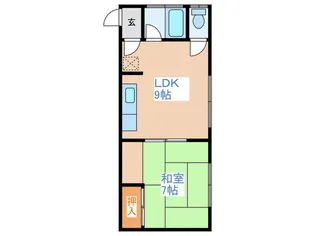 青木マンション【2階】の間取り