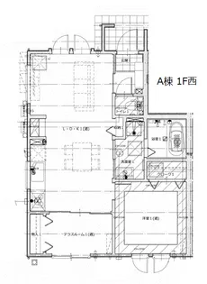カーサ・コルテ瀬戸 A棟【1階】の間取り