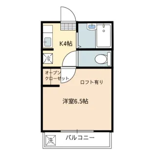 ラフォーレ大市【2階】の間取り
