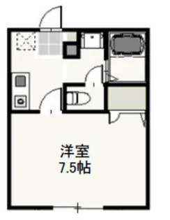 ウッドヴィレッジ【1階】の間取り