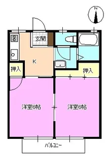 2Kの間取り画像