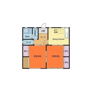 サンハイツS【1階】の間取り