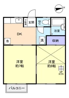 ダイワプラザ飯盛台【2階】の間取り