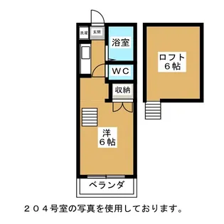 プレズントハイツ【2階】の間取り