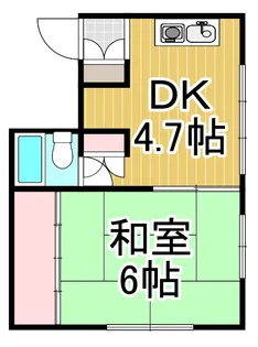 シャトー宝塚【2階】の間取り