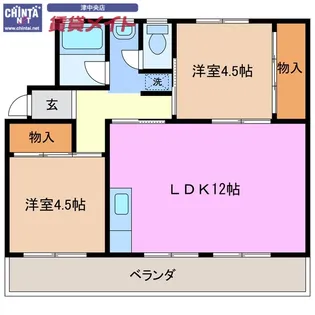 maisonCiero【1階】の間取り