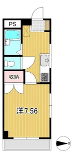 ハイム・ベルマリーナ【5階】の間取り