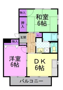 グランハイツ【2階】の間取り