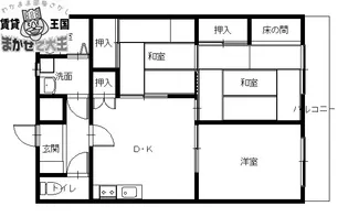 丸二ハイツ【4階】の間取り