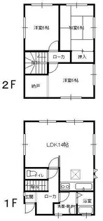 鳥取県米子市三本松2【一戸建】の間取り