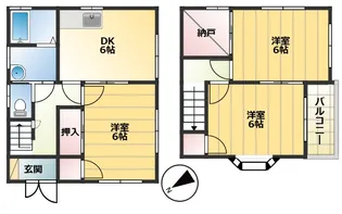 広島県福山市新涯町5【一戸建】の間取り