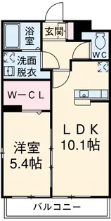 ウェスタ アザレア【1階】の間取り