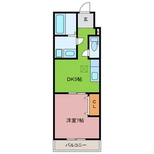 Feliz高石千代田【1階】の間取り
