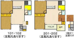 グレイスコート【1階】の間取り