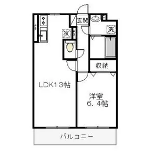 エフ プラッツ【3階】の間取り