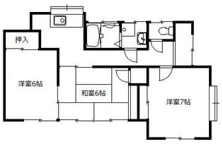 茨城県水戸市元吉田町【一戸建】の間取り