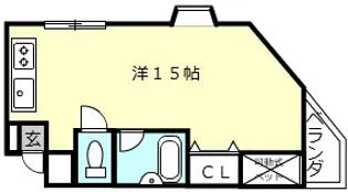ヤマシンビル【2階】の間取り