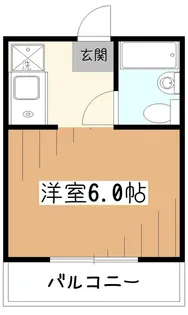 ボナール橘【1階】の間取り