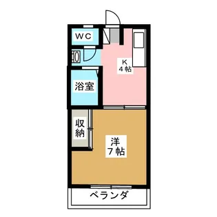 大伸マンション【2階】の間取り