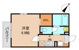 千葉県市川市末広2【アパート】の間取り