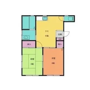 コーポ・アユミ【1階】の間取り