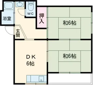 コーポ藤原【3階】の間取り