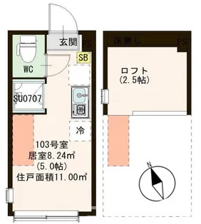 ハーモニーテラス神谷IV【1階】の間取り