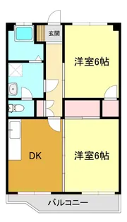 ル・シャン【2階】の間取り