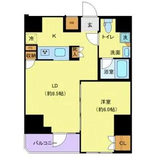 東京都文京区千駄木4【マンション】の間取り