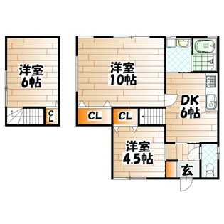 熊谷1丁目貸家の間取り