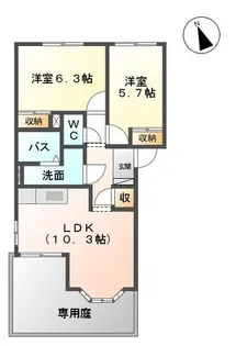 パサージュ【1階】の間取り