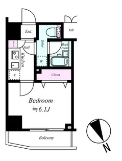 Rising place 蒲田南【2階】の間取り