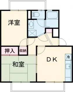 ウインベル村上【2階】の間取り