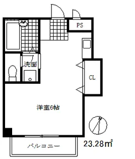 アクシス北青木【2階】の間取り