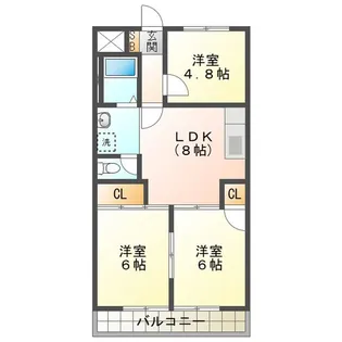 Rafaga【3階】の間取り