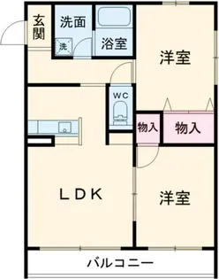 スリーゼ森町【1階】の間取り