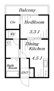 AQUE24【1階】の間取り