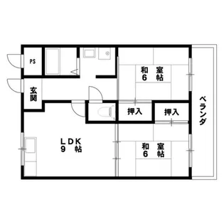 しののめハイツ-2【2階】の間取り