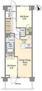 神奈川県川崎市高津区下作延4【マンション】の間取り