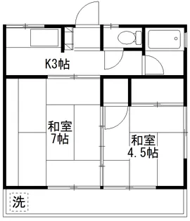 ダイヤハウス【2階】の間取り