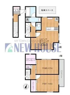 東京都文京区大塚6【一戸建】の間取り