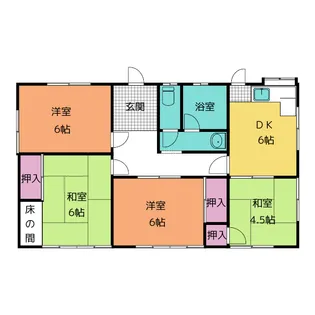 三重県伊勢市勢田町【一戸建】の間取り