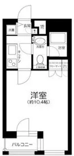 菱和パレス西麻布【3階】の間取り