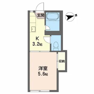 ニューフォーブル【1階】の間取り