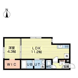 北海道北広島市稲穂町西2【マンション】の間取り
